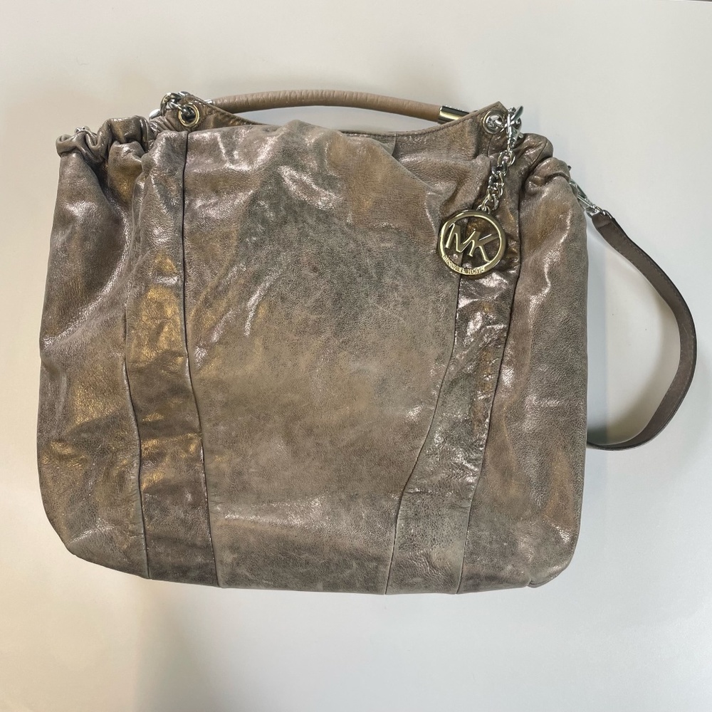 Michael Kors ERIN Burnout Metallic Bag